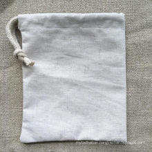 Mini Reusale Natural Wholesale Hemp Bag Drawstring with One String